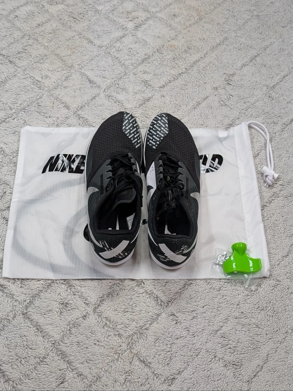 Nike Zoom Rival 6 XC Black Silver Cross Country Spikes Mens 10.5 DX7999-001 NEW
